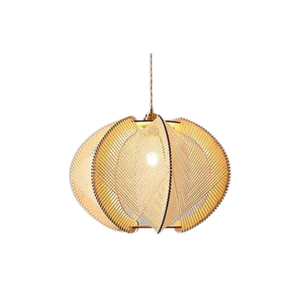 Hanglamp Hout en Metaal voor Eettafel | WoodLuxe