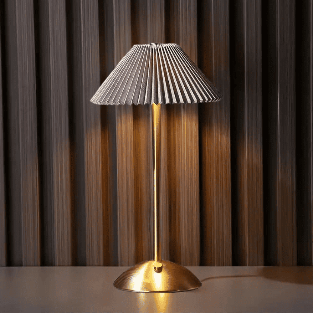 Draadloze Tafellamp Zwart met Touchsensor en LED Verlichting | GlowLuxe