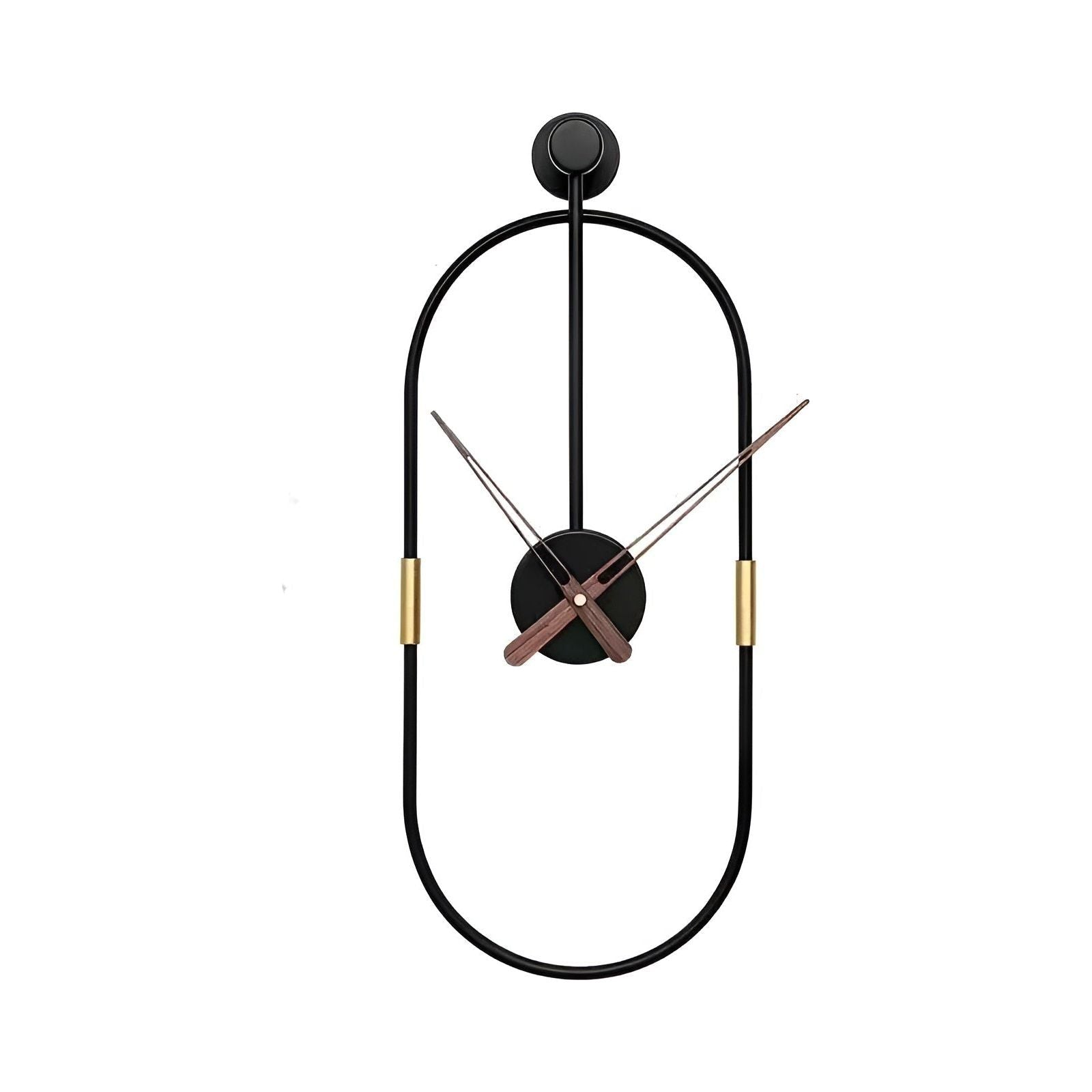 IronArt Klok - Minimalistische Kunstwandklok van Metaal