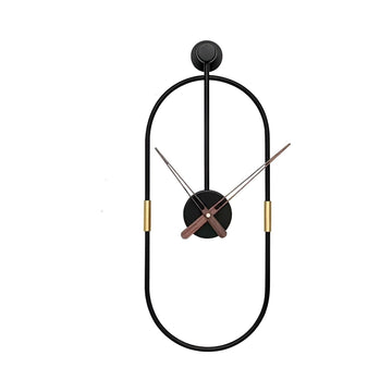 IronArt Klok - Minimalistische Kunstwandklok van Metaal
